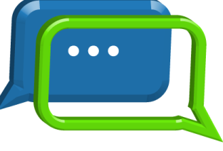 ChatSend logo — blue and green chat bubbles